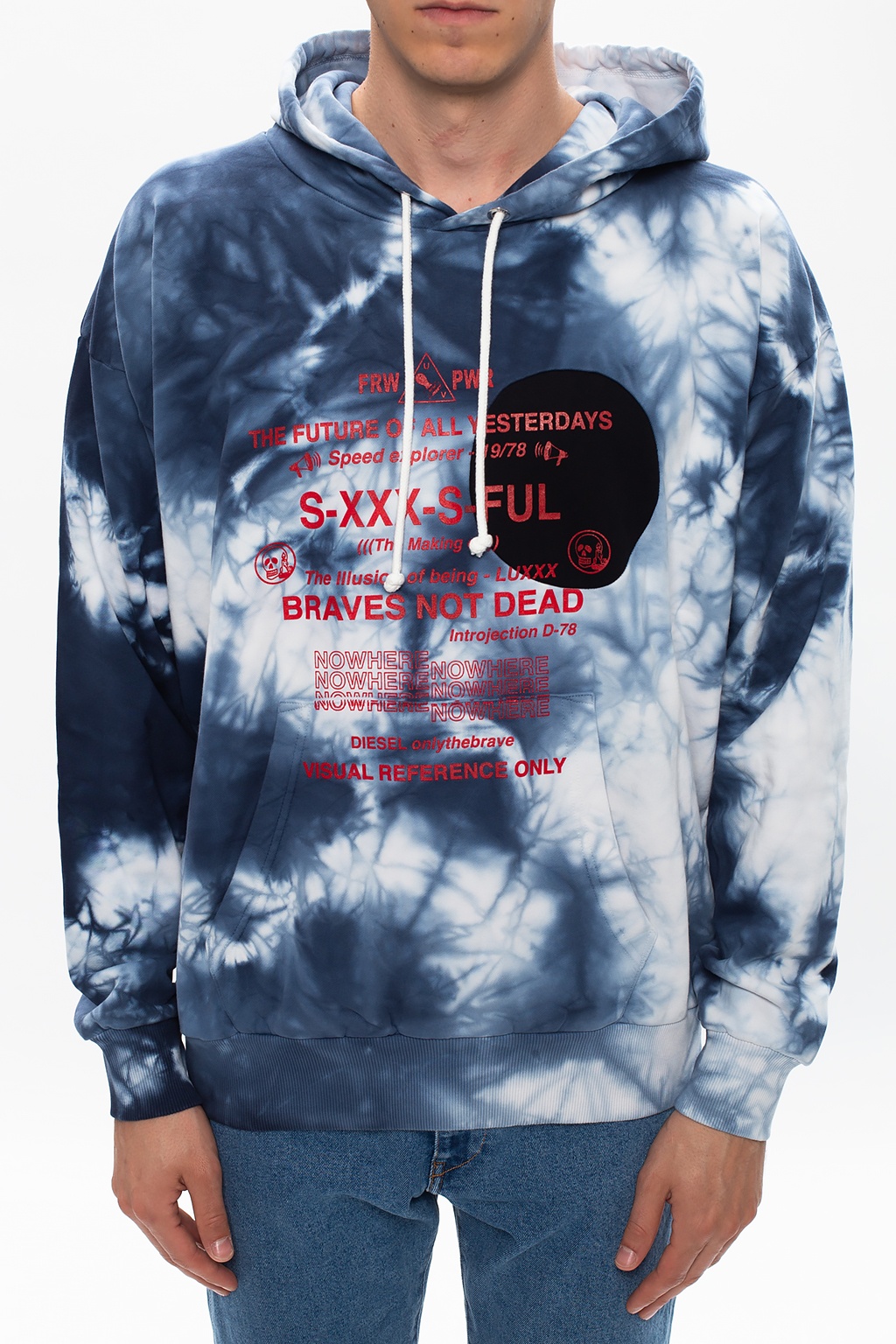 Diesel tie dye hoodie best sale